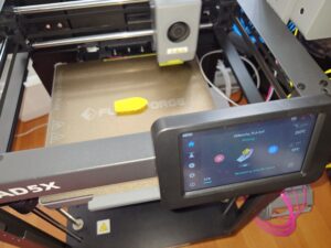 AD5X Flashforge printer printing boaty