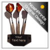 Custom 3D printed dart holder designed by NoahPrints, featuring a compact display stand holding steel-tip darts.