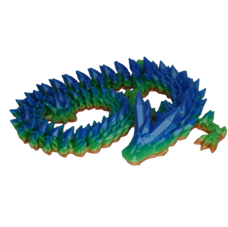 Dragon 50% CinderWings CinderWings Crystal Dragon printed in rainbow filament